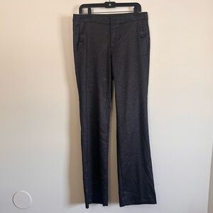 Banana Republic Logan Trousers Boot Cut Hi rise size 10 Long black